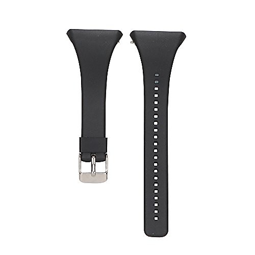

silicone replacement watch strap compatible for polar ft4/ft7, soft adjustable replacement watch bands for men and women