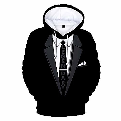 

christmas pullover sweatshirts, ieason women men christmas suit pattern 3d print long sleeve caps sweatshirt pullover black
