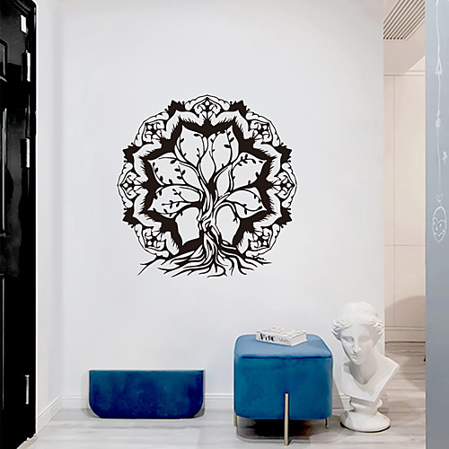 

Creative Personality Tree Of Life Mandala Culture Yoga Home Background Decoration Can Be Removed Stickers 5657CM