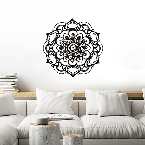 

Creative Personality Flower Of Life Mandala Culture Yoga Home Background Decoration Can Be Removed Stickers 5070CM