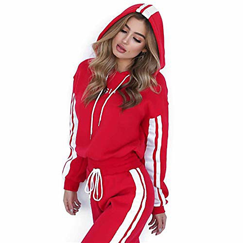 

women two piece set fashion casual pullover hoodies sweat suits