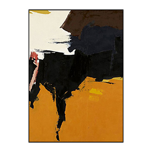 

100% Hand Painted Best Art Green White Black Yellow Abstract Oil Painting Canvas Handmade Painting Home Decor Oil Painting Artwork