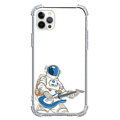 

Astronaut Phone Case For Apple iPhone 12 iPhone 11 iPhone 12 Pro Max Unique Design Protective Case and Screen Protector Shockproof Back Cover TPU