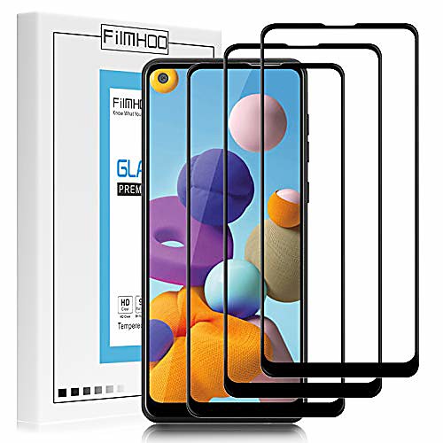 

3-pack Screen Protector For Samsung Galaxy Note 20 A72 A52 A32 Tempered Glass HD Clear Scratch Resistant No-Bubble Full Coverage Film For Galaxy Note 10 Plus A71 A31 A21s A91