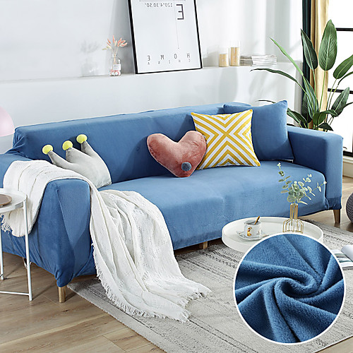 

Stretch Sofa Cover Slipcover Elastic Sectional Couch Armchair Loveseat 4 Or 3 Seater L Shape Grey Brown Soft Durable