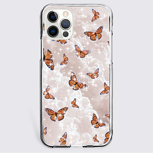 

Butterfly Phone Case For Apple iPhone 12 iPhone 11 iPhone 12 Pro Max Unique Design Protective Case Shockproof Back Cover TPU