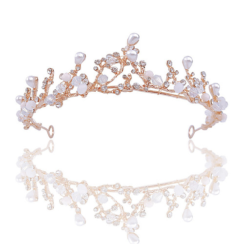 

Crystal / Alloy Tiaras with Crystal / Rhinestone 1 Piece Wedding / Special Occasion Headpiece