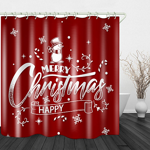 

Santa Of The Month Print Waterproof Fabric Shower Curtain For Bathroom Home Decor Covered Bathtub Curtains Liner Includes With Hooks 72 Inch