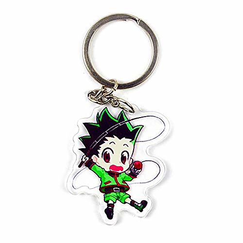 

hunter x hunter hisoka morow chrollo lucilfer, illumi zoldyck cute key chain charms backpack pendants anime keychain(multi-style02)