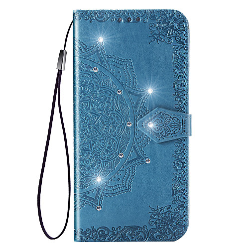 

Phone Case For OPPO Full Body Case Leather realme 6 Pro Oppo Realme 6 / Realme 6S Oppo A72 / A52 / A92 Oppo A8 / A31 Shockproof Embossed Magnetic Solid Color PU Leather TPU