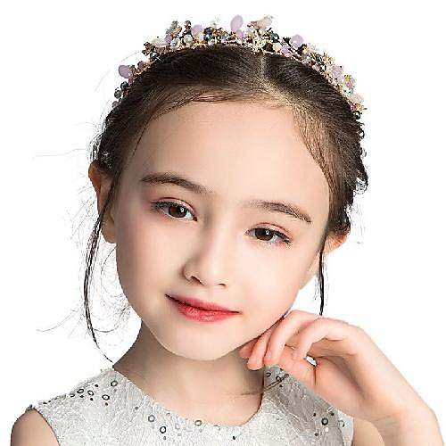 

Princess Sweet Pearl / Alloy Headpiece with Crystal / Pearls 1 pc Wedding / Special Occasion Headpiece