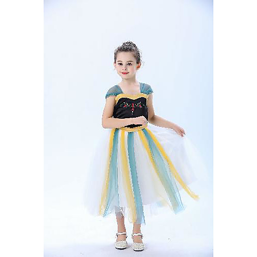 

Princess Cosplay Costume Costume Girls' Movie Cosplay Vintage Halloween Black Dress Christmas Halloween Children's Day Polyester / Cotton