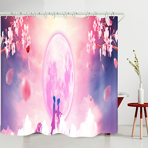 

Shower Curtains & Hooks Modern Polyester New Design 72 Inch