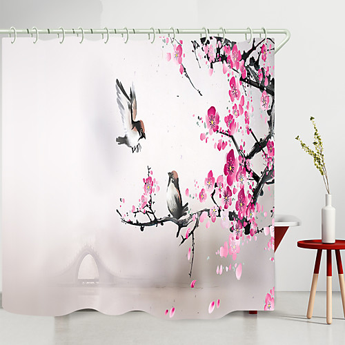 

Shower Curtains & Hooks Modern Polyester New Design 72 Inch