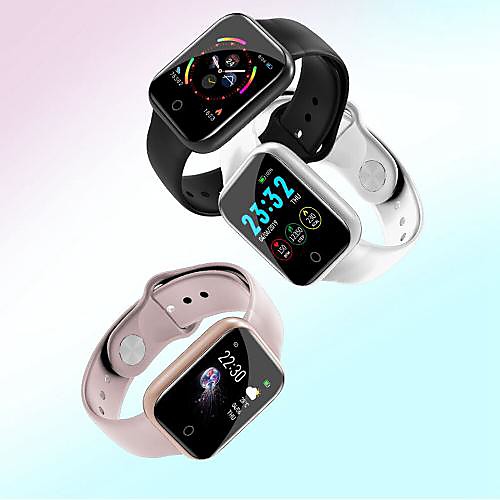 

I5 Smartwatch Fitness Running Watch Bluetooth 1.3 inch Screen IP 67 Waterproof Touch Screen Heart Rate Monitor Pedometer Call Reminder Sleep Tracker 32mm Watch Case for Android iOS Samsung Xiaomi