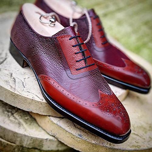 

Men's Oxfords Daily PU Synthetics Red Fall Spring