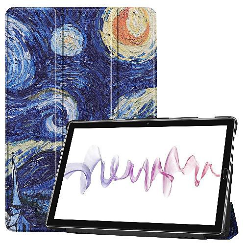 

Phone Case For Huawei Full Body Case MatePad Pro MediaPad M6 10.8 MatePad 10.8'' Shockproof Origami sky PU Leather