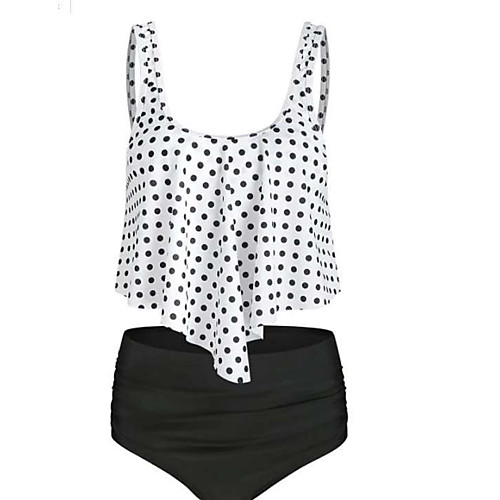 

Women's Tankini 2 Piece Swimsuit Open Back Slim Floral Solid Color figure 1 figure 2 Picture 10 image 3 Figure 4 Swimwear Bathing Suits Sexy Sweet / Dot / Leaf