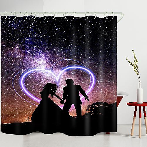 

Shower Curtains & Hooks Modern Polyester New Design 72 Inch