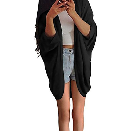 

women's open front trench cardigan jacket long cotton coat top overcoat, 8-10 / small