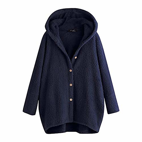 

Women's Coat Casual / Daily Fall & Winter Regular Coat Regular Fit Casual Jacket Solid Color Others Pink Dark Blue