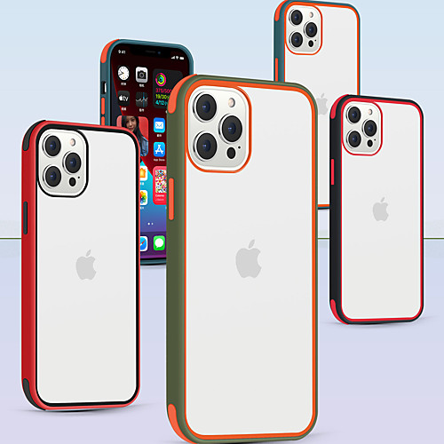 

Tpu Smooth Soft Clear Case for Apple iPhone 12 11 SE 2020 Multicolor Shockproof Mobile Phone Case Solid Colore Protective Contrast Color Case For iPhone 12 Pro Max Xr Xs Max iPhone 8 Plus 7