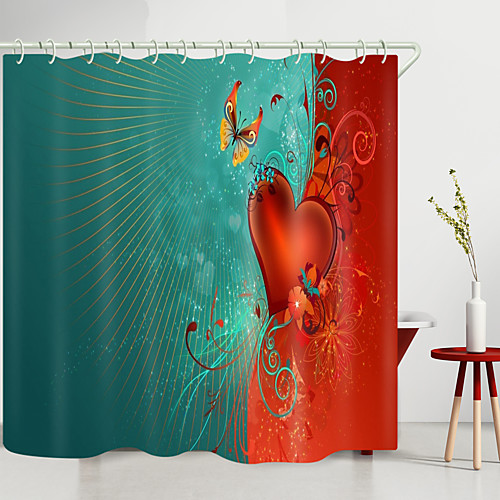 

Shower Curtains & Hooks Modern Polyester New Design 72 Inch