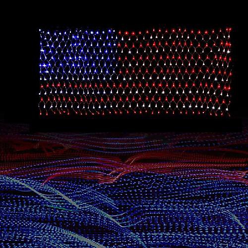 

2x1M String Lights 390 LEDs 1 set Multi Color Christmas Waterproof Outdoor Party 110 V