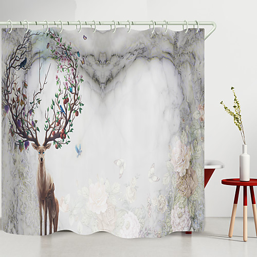 

Shower Curtains & Hooks Modern Polyester New Design 72 Inch