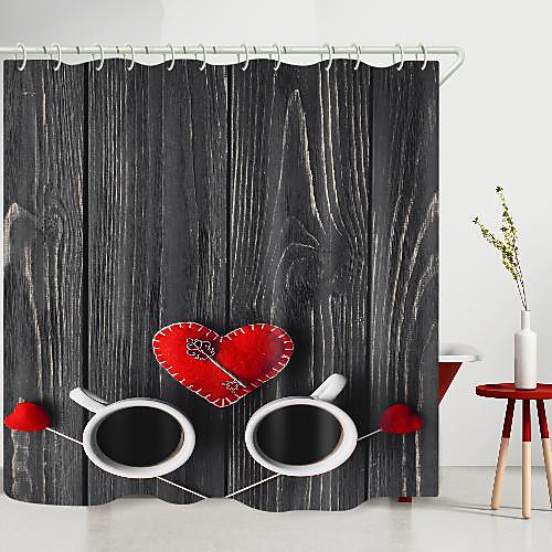 

Shower Curtains & Hooks Modern Polyester New Design 72 Inch