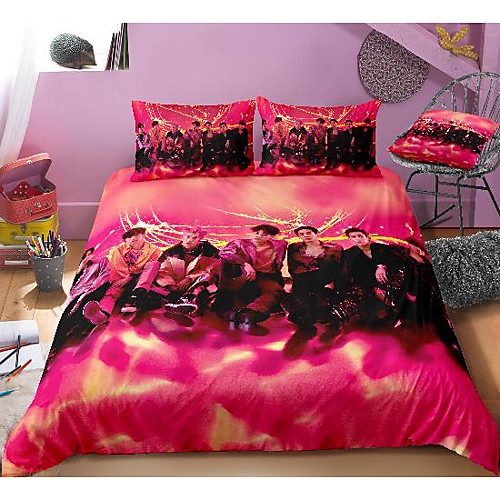 

got7 series 3-piece duvet cover set hotel bedding sets comforter cover with soft lightweight microfiber, include 1 duvet cover, 2 pillowcases for double/queen/king(1 pillowcase for twin/single)