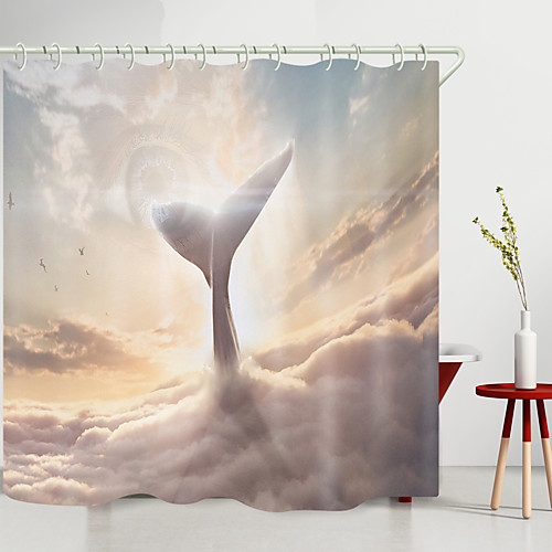 

Shower Curtains & Hooks Modern Polyester New Design 72 Inch