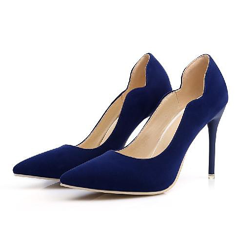 

Women's Heels Stiletto Heel Pointed Toe Daily PU Synthetics Almond White Black