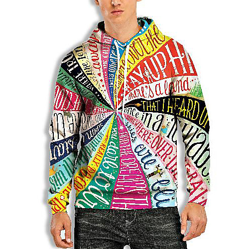 

Men's Pullover Hoodie Sweatshirt Graphic Optical Illusion 3D Print Hooded Daily 3D Print 3D Print Casual Hoodies Sweatshirts Long Sleeve Rainbow
