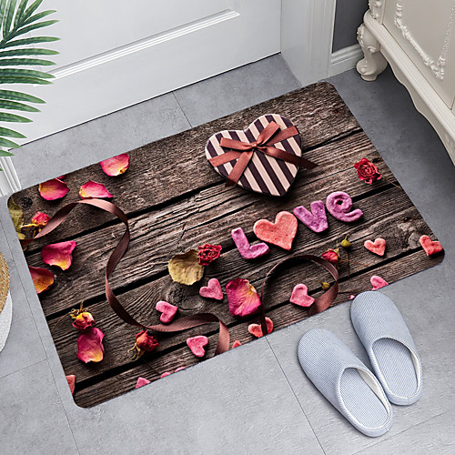 

Bathroom Bath Mats Novelty Absorbent Bathroom Rug Nonwoven New Design