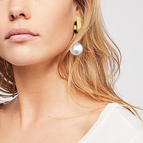 

Women's Stud Earrings Drop Earrings Hoop Earrings Geometrical Fashion Wedding Precious Simple Fashion Modern Punk Trendy Pearl Earrings Jewelry Gold For Sport Gift Engagement Birthday Festival 1 Pair