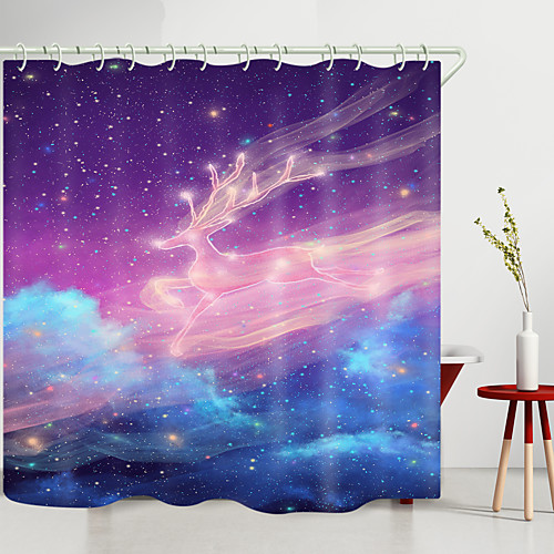 

Shower Curtains & Hooks Modern Polyester New Design 72 Inch