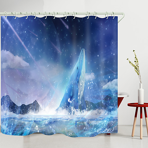 

Shower Curtains & Hooks Modern Polyester New Design 72 Inch