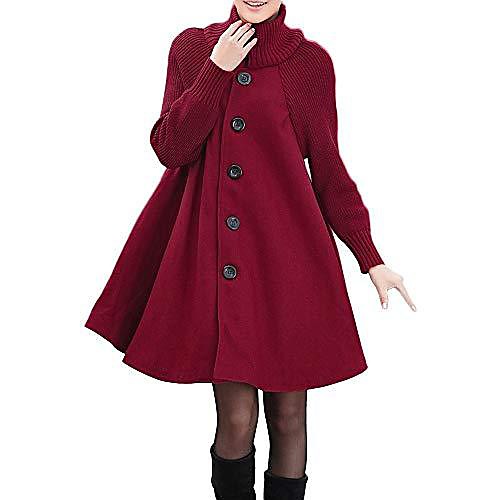 

Women's Coat Causal Fall Winter Long Coat Tailored Fit Fashion Modern Jacket Solid Color Gray Black / Spring / Holiday