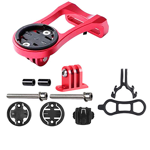 

bicycle computer aluminium alloy extension mount holder sports camera handlebar extension bracket bike stem mount support(titanium)