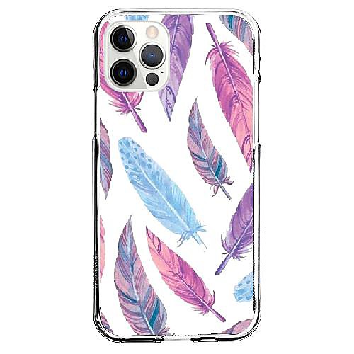 

Feathers Phone Case For Apple iPhone 12 iPhone 11 iPhone 12 Pro Max Unique Design Protective Case Shockproof Back Cover TPU