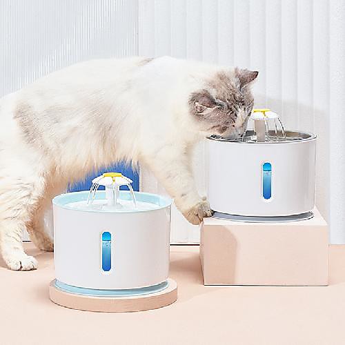 

Interactive Bowls & Water Bottles Drinking Water Fountain Interactive Cat Toys Fun Cat Toys Dog Cat Pets 1pc Pet Friendly Flower Automatic Funny Plastic Gift Pet Toy Pet Play