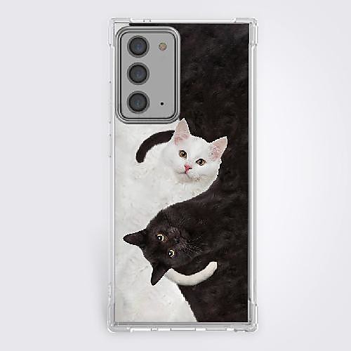 

Cat Novelty Phone Case For Samsung S21 S21 Plus S21 Ultra Unique Design Protective Case Shockproof Back Cover TPU