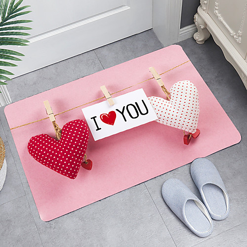 

Bathroom Bath Mats Novelty Absorbent Bathroom Rug Nonwoven New Design