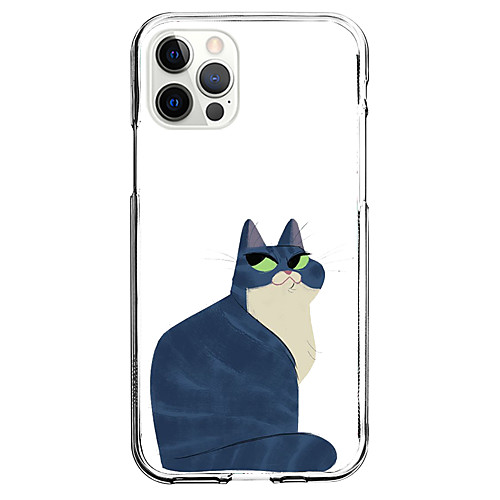 

Cat Animal Phone Case For Apple iPhone 12 iPhone 11 iPhone 12 Pro Max Unique Design Protective Case Shockproof Back Cover TPU
