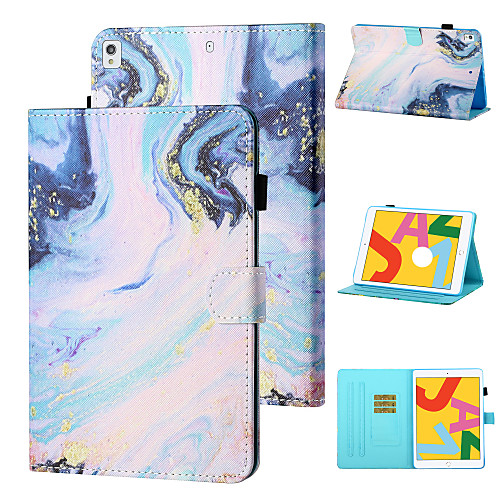 

Phone Case For Apple Full Body Case iPad mini 1/2/3 7.9'' iPad mini 4 7.9'' iPad mini 5 7.9'' Shockproof Scenery PU Leather TPU