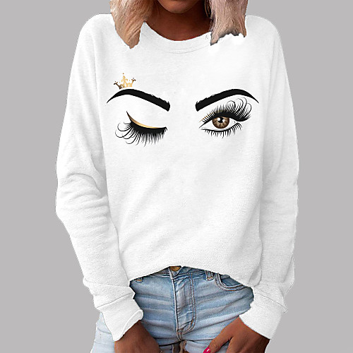 

Women's Hoodie Sweatshirt Graphic Portrait Daily Basic Casual Hoodies Sweatshirts Blushing Pink Gray White