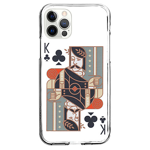 

Poker Phone Case For Apple iPhone 12 iPhone 11 iPhone 12 Pro Max Unique Design Protective Case and Screen Protector Shockproof Back Cover TPU