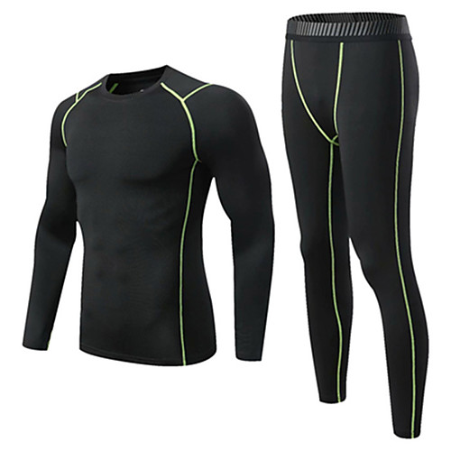 

Men's Winter Gear Ski Thermal Underwear Sets Long Sleeve Top Exercise Clothes Sports Hosen Snowboarding Shirts and Pants