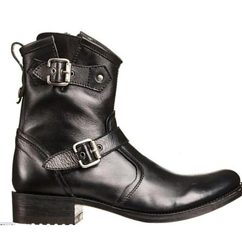 

Men's Boots Daily PU Synthetics Black Brown Fall Winter